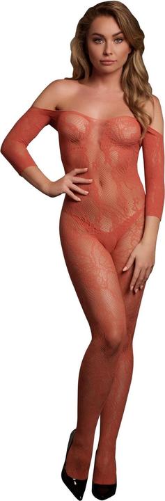 Actual product image Le Désir Lace Long-Sleeved Bodystocking - One Size (One size)
