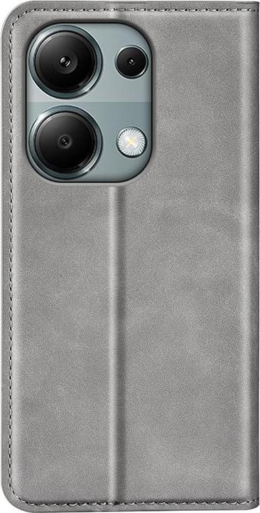 Productafbeelding Cover-Discount Poco M6 Pro / Redmi Note 13 Pro 4G - Stand Case grijs (Xiaomi Redmi Note 13 Pro 4G)