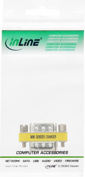 Produktbild InLine Mini-Gender-Changer (VGA, 14 cm)