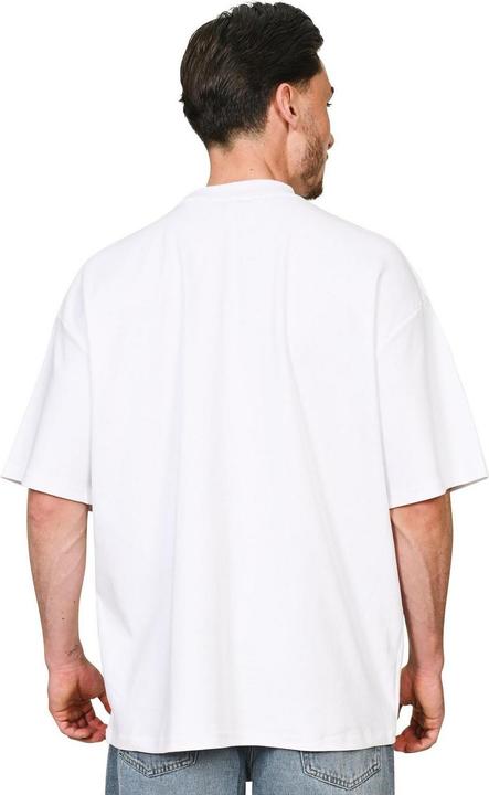 Immagine prodotto Casual Classics Maglietta Oversize Interblocco Scollo Allungato Adulto Unisex (S)