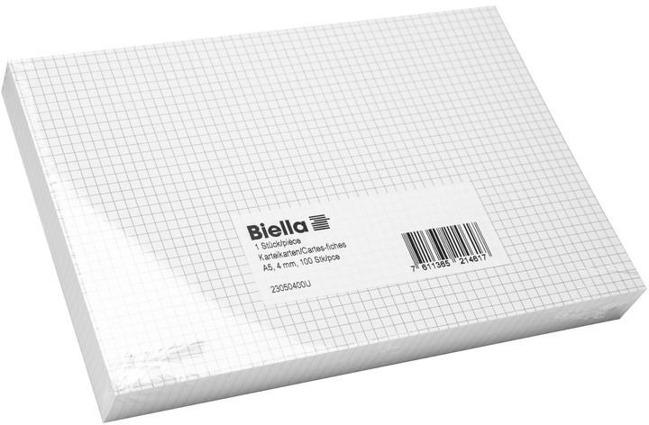 Produktbild Biella Karteikarten (A5, 200 g/m², 100 x)