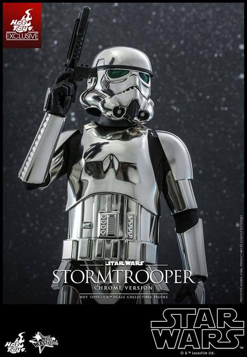 Produktbild Hot Toys Star Wars “Stormtrooper (Chrome Version)” 1/6 Actionfigur
