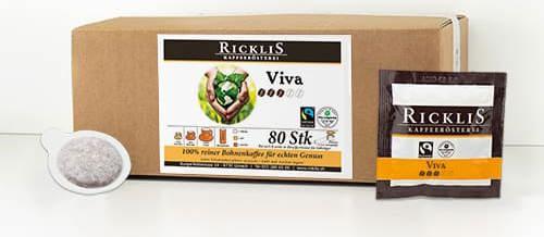 Produktbild RickliS Kaffeerösterei Viva (80 x Port.)