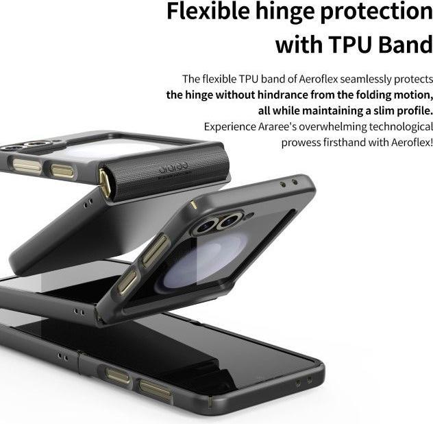 Image du produit Araree etui Aero Flex Sam Z Flip6 brzoskwiniowy/peach coral AR20-02021C (Samsung Galaxy Z Flip6)