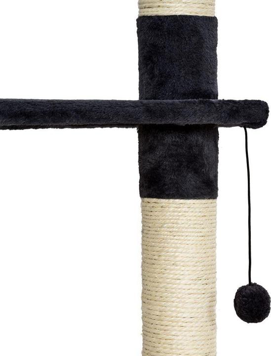Actual product image tectake Cat Tree Hansi (260 cm, White, Black)