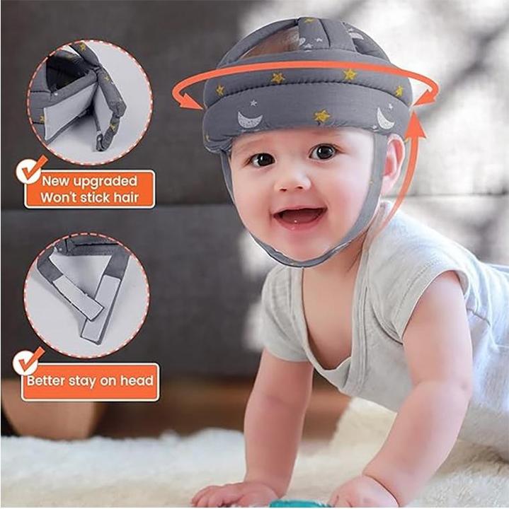 Produktbild ASMI Babykopfschutz, verstellbarer Baby Helm, Baby Schutzhelm (52 cm)