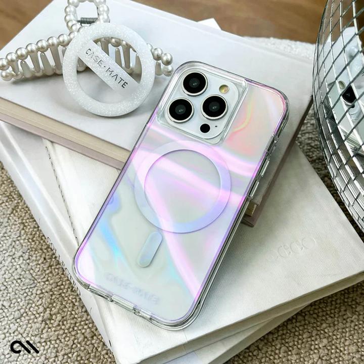 Immagine prodotto Case-Mate Bolla di sapone MagSafe - Custodia per iPhone 15 Pro Max (iridescente) (Apple iPhone 15 Pro Max)