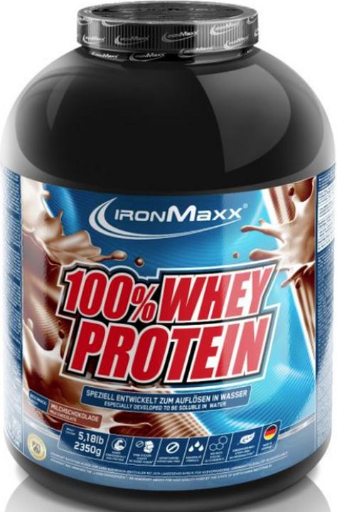Actual product image IronMaxx 100% Whey Protein (2350g can) (Extreme Milk Chocolate, 1 pcs., 2350 g)