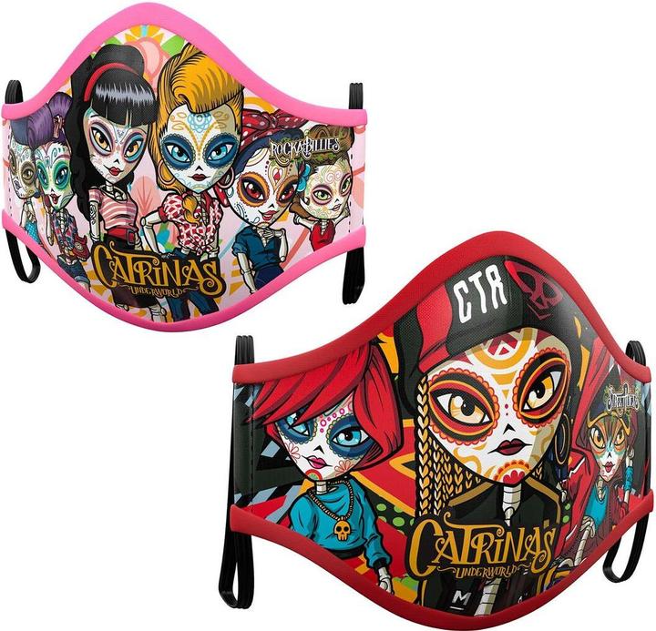 Produktbild My Other Me Hygienische Maske Catrinas 2 Stück Catrina (2 x)