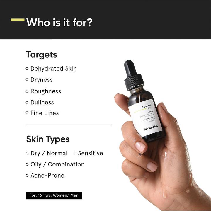 Produktbild Minimalist Squalane 100% Face Oil (30 ml, Gesichtsöl)