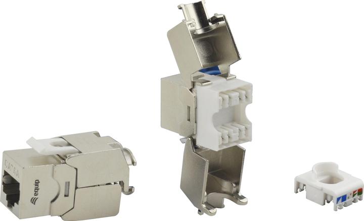 equip Keystone Jack geschirmt Cat.6A RJ45 8erSet Werkzeuglos (Keystone Modul)