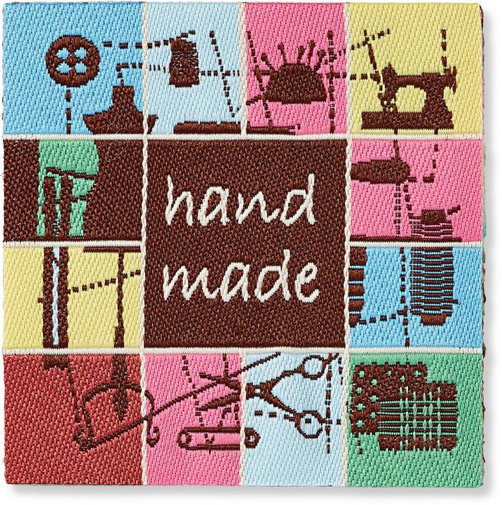 Actual product image Prym Appliqué label handmade sewing, colourful