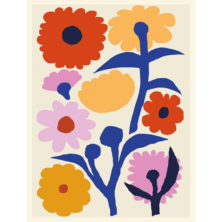 Actual product image Furn Flower Market Print (50 x 40 cm)