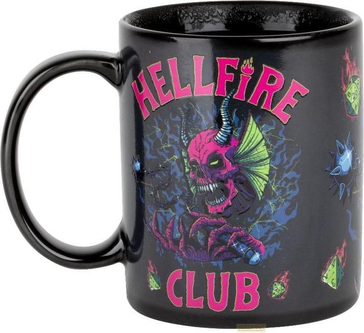Immagine prodotto Konix Tazza Stranger Things con effetto termico Hellfire Club 320 ml (320 ml)