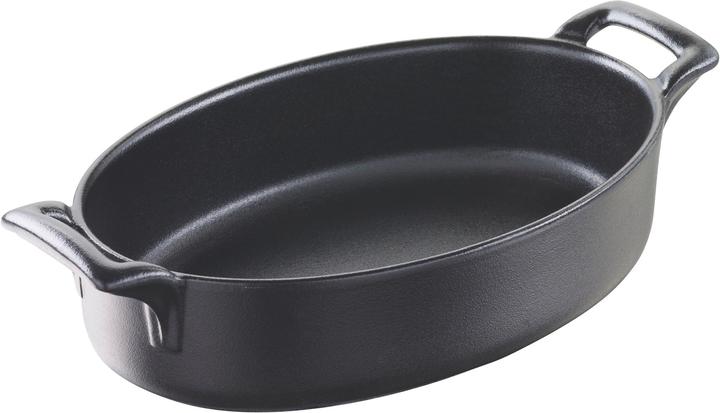 Produktbild Revol Auflaufform oval tief, 18x12x4.5 cm, Gusseisen-Optik