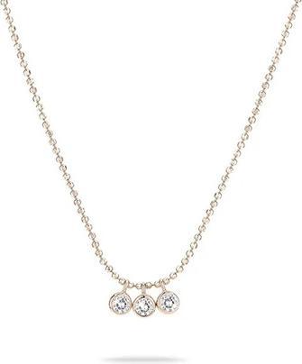 Tamaris Elegant Gold-Plated Necklace With Zircons Tiny Glimmer Tj-0605-N-45 (925er Silber, 45 cm)
