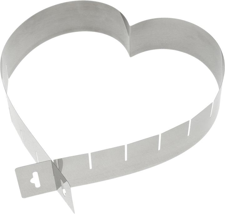 Actual product image Westmark Heartbaking tin, stainless steel, 19x5 cm