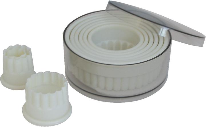 Produktbild de Buyer Ausstechersatz Rund gezackt 9-teilig Ø2-10cm H: 5cm