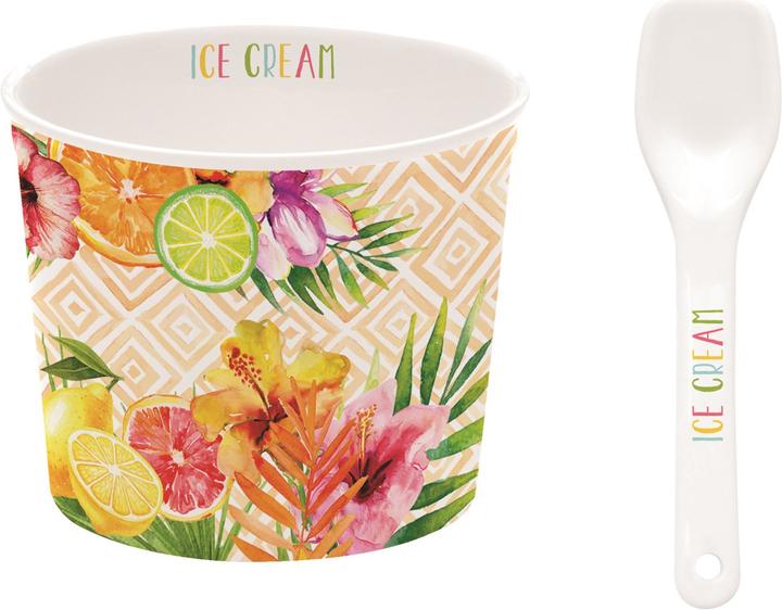 Image du produit Easy Life Ice Cream Porzellan Eisbecher in GB, "Zitrone", Ø 8.5 cm (8.50 cm, 1 x)