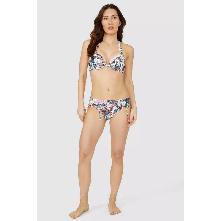Actual product image Universal Textiles Womens/Ladies Savannah Floral Padded Bikini Top (75 D)