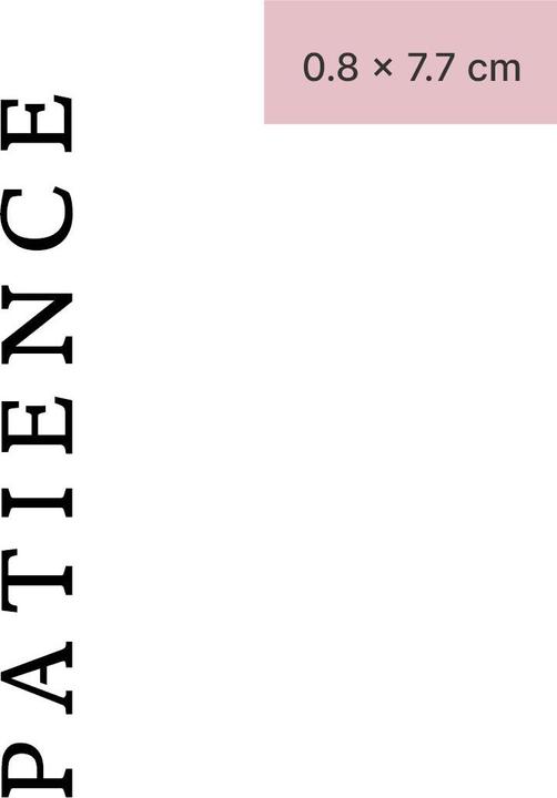 Image du produit minink Tatouage temporaire - Patience