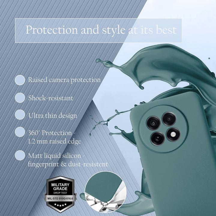 Actual product image Cadorabo Case for OnePlus 13R TPU Liquid Silicone Cover (OnePlus 13R)