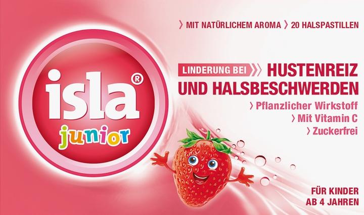 Produktbild Isla Junior Hustenreiz und Halsbeschwerden (20 Stück)