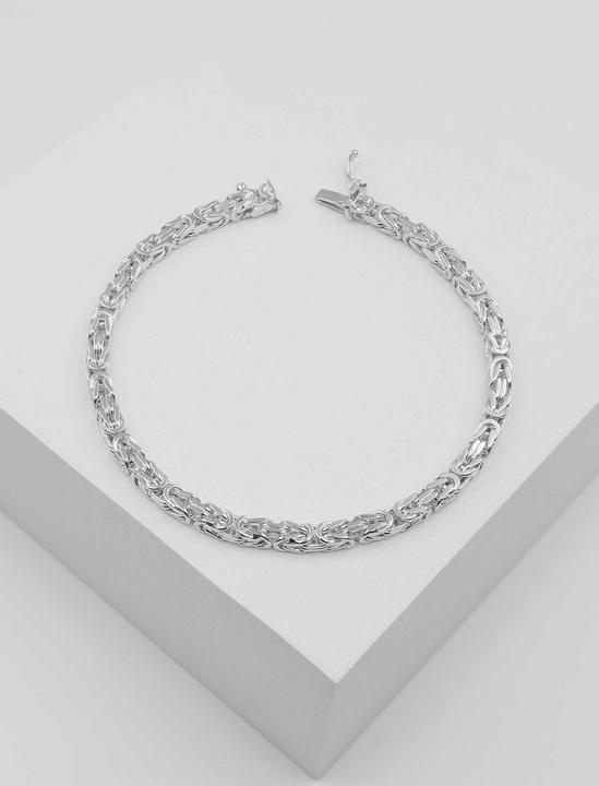 Immagine prodotto Muau Catena del Re (19 cm, Oro bianco 750/18 carati)