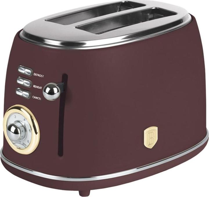 Produktbild BerlingerHaus Toaster mit 6 RÃ¶ststufen, bordeaux