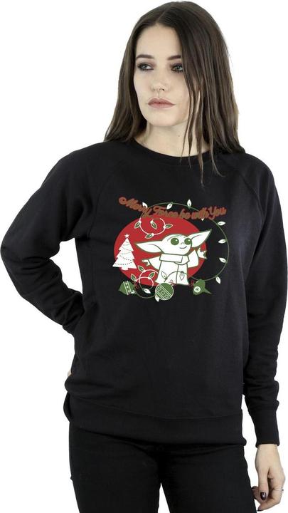 Immagine prodotto Star Wars Baby Yoda Force Be With You Felpa Donna (XXL)