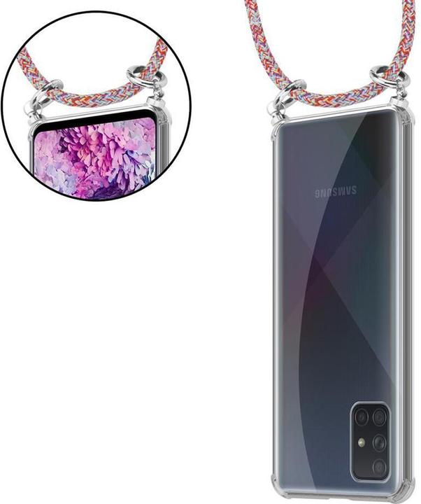 Produktbild Cadorabo TPU Handy Kette SILBER Cover