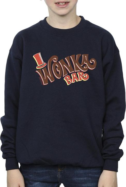Actual product image Willy Wonka & the Chocolate Factory Boys Bar Logo Sweatshirt (140, 146)