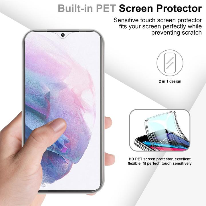 Produktbild Cadorabo TPU 360 Grad Case Cover (Samsung Galaxy S21+)