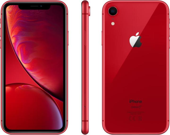 Actual product image Apple iPhone XR (64 GB, (PRODUCT)​RED, 6.10", SIM + eSIM, 12 Mpx, 4G)
