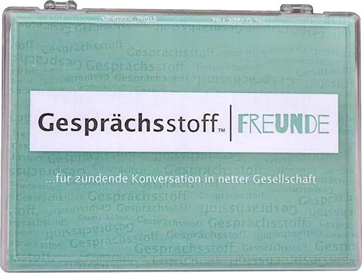 Produktbild Gesprächsstoff Freunde (Deutsch)