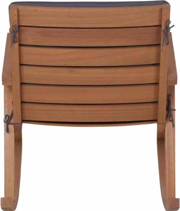 Actual product image Siena Garden Siena Alva Rocking Chair teaklook Eucalyptus FSC 100%, incl. cushion