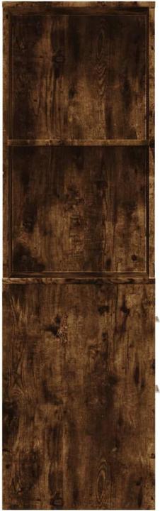 Immagine prodotto VidaXL Armadietto da bagno Armadietto alto Armadietto a nicchia Stretto con rotelle Rovere fumé (22 x 41 x 135 cm)