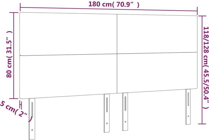 Produktbild VidaXL Ruben (180 x 5 x 128 cm)