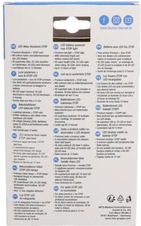 Produktbild Fischer LED-Akku Bremslicht Stableuchte (60 lm, 60 lm)