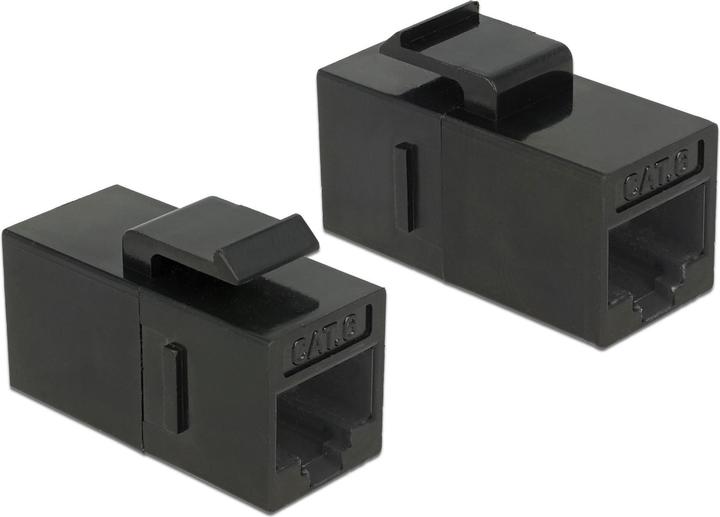 Produktbild Delock Keystone Modul Cat.6, UTP, schwarz (Keystone Modul)