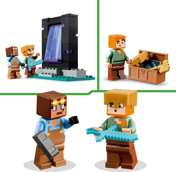 Produktbild LEGO Die Waffenkammer (21252, LEGO Minecraft)