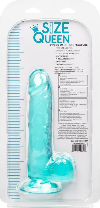 Image du produit CalExotics Taille Queen™ 6"/15.25 cm - Bleu