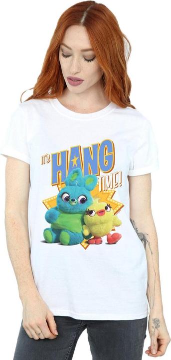 Actual product image Disney Womens/Ladies Toy Story 4 It's Hang Time Cotton Boyfriend T-Shirt (M)