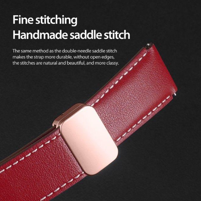 Image du produit Dux Ducis YA Series Bracelet en cuir véritable (20 mm, Cuir véritable)