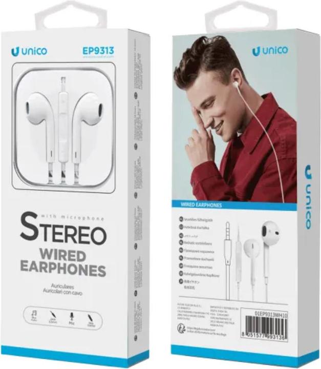 Actual product image Unico AURICULARES JACK 3.5 STEREO 1.2M TPE (Cable)