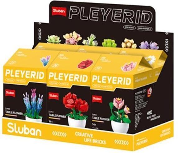 Produktbild Sluban Mini Blumen im Topf assortiert