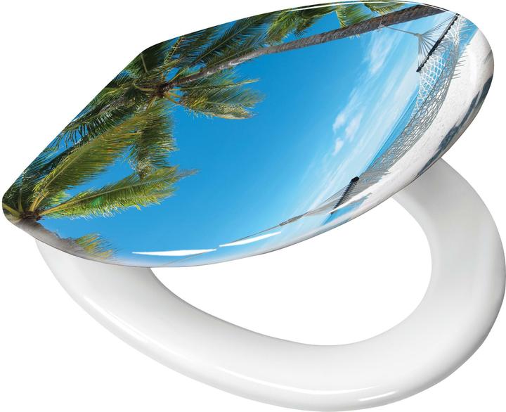 Image du produit Kleine Wolke Siège de toilette Bahamas avec abaissement automatique, Multicolore