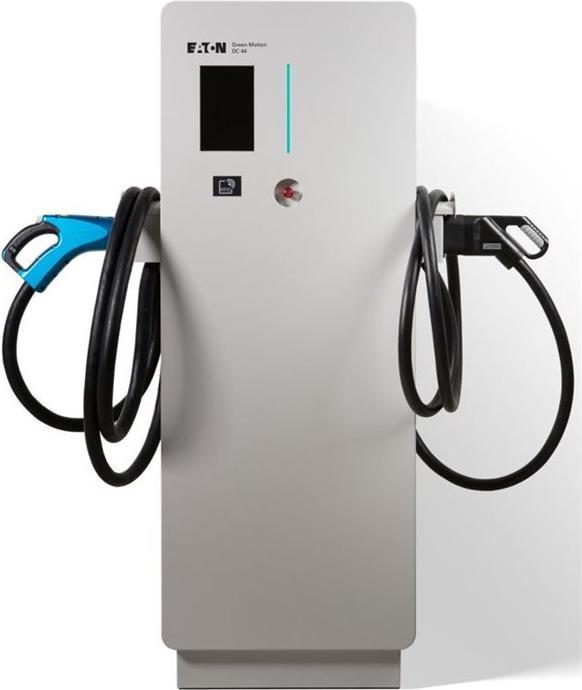 Produktbild Eaton Motion DC 44 EV charging station Online CCS 2 and CHAdeMO connectors RJ45 communication (Typ 2, 44 kW, 64 A)