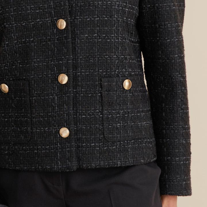 Image du produit Anne Weyburn Veste courte en tweed avec une coupe droite (34)