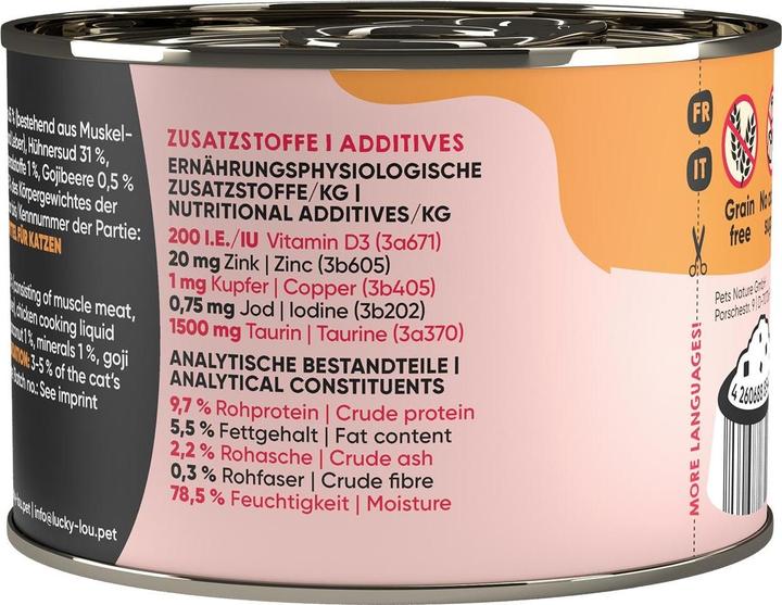 Produktbild Lucky Lou Katzen-Nassfutter (Adult, 1 Stk., 245 g)